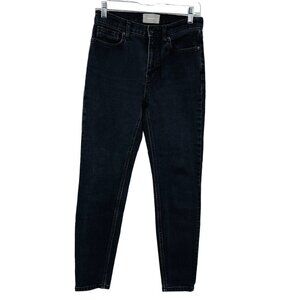 Everlane Women's‎ Mid Rise Skinny Jeans Size 28 Black Wash